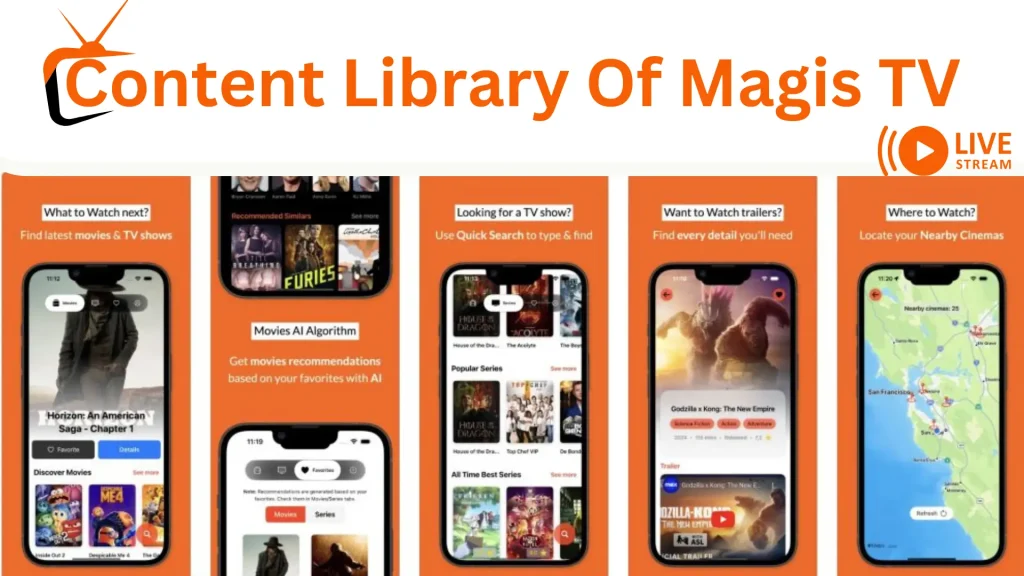 Content Library Of Magis TV